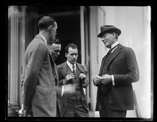 Curtis D. Wilbur, right. White House, Washington, D.C.