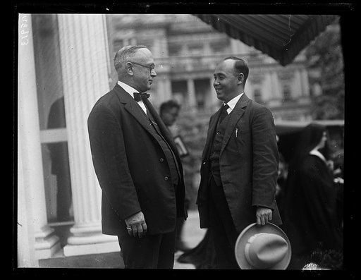 Men at White House, Washington, D.C.