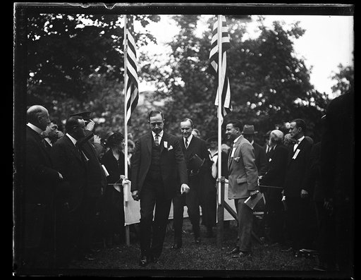 Group; Calvin Coolidge, center