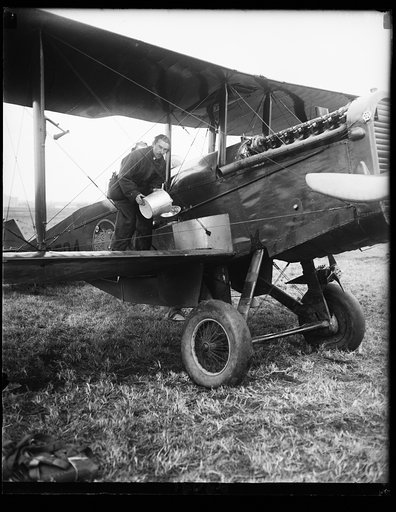 Dr. E. Francis Warren, of Harvard U., believes he will be able to "shoot down" the heaviest clouds and fog by his new invention demonstrated recently at Bolling Field, Wash., by Army fliers. The process uses sand and he states that if enough airplanes are equipped with this device, it will not only 