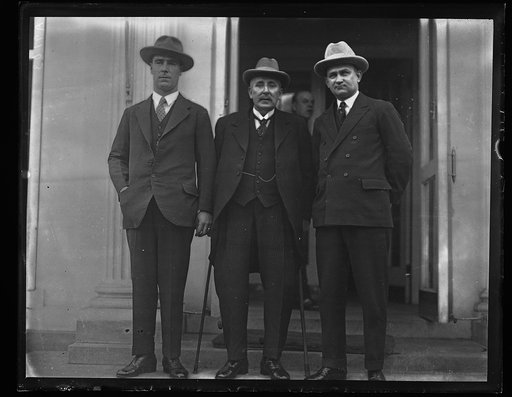 Men at White House, Washington, D.C.