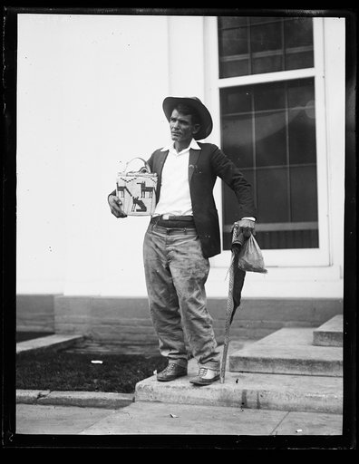 Man at White House, Washington, D.C.