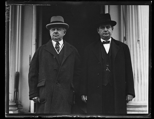 Men at White House; Howard M. Gore, right. Washington, D.C.