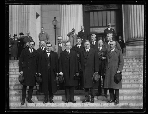 Group; includes Calvin Coolidge and Herbert Hoover