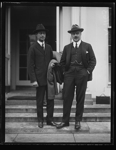 Men at White House, Washington, D.C.