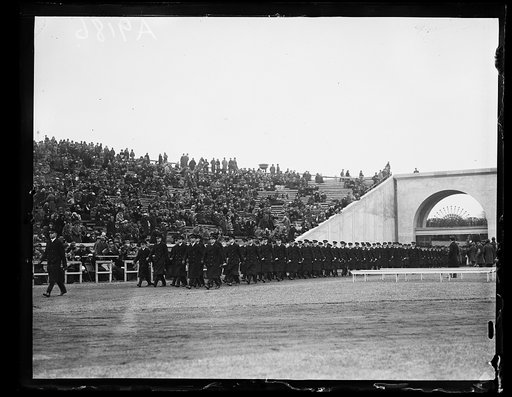 Midshipmen? marching into stadium