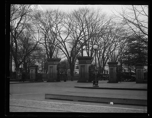 Gates near White House, Washington, D.C.