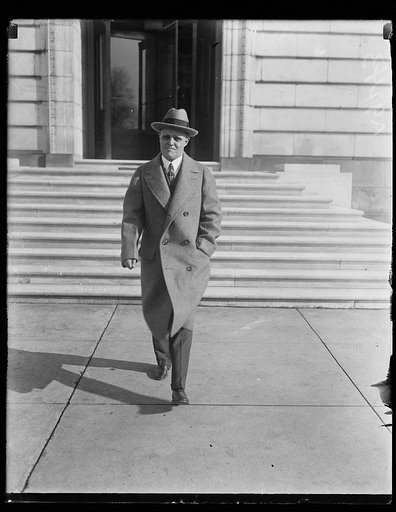 Man at Congressional Office Building, Washington, D.C.