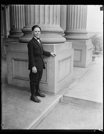 Boy at U.S. Capitol, Washington, D.C.