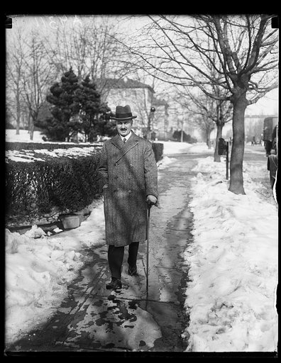 Count de Sartiges, newly appointed counselor of the French Embassy snapped upon his arrival in Washington to assume his post