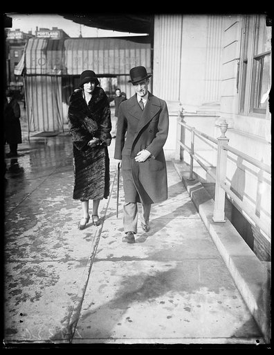 Mr. Luciano Mascia, new Secretary at Italian Embassy, with wife at Hamilton Hotel