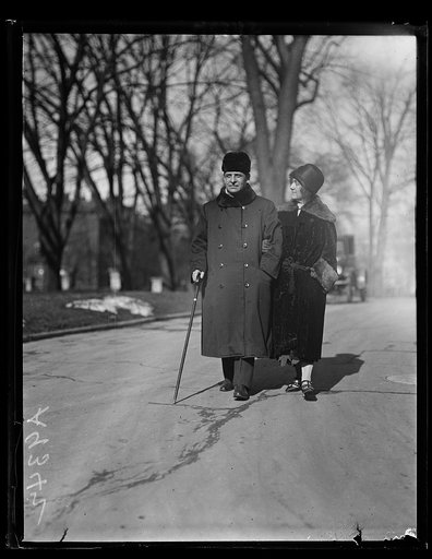 Blind Senator. Senator-Elect Thomas D. Schai[...] who, although blind, defeated Magnus Johnson at t[...]. He is shown with his wife who is his constant co[...