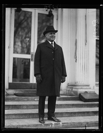William Green, President of the Federation [...] was a caller at the White House, Jan. 21