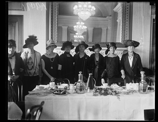 Grace Coolidge, center