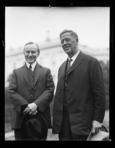 Calvin Coolidge and John G. Sargent. White House, Washington, D.C.