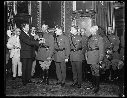 Dwight Davis pinning medal