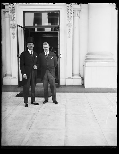 Men at White House, Washington, D.C.