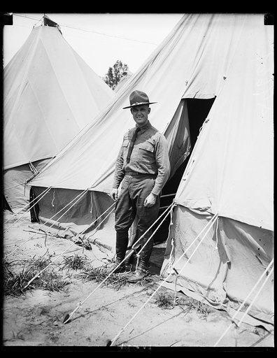 Major E.W. "Tim", Jordon, Infantry Reserve, now stationed in San Francisco, with the Veterans Bureau travel[...] across the continent to Camp Meade, Md., to join the training camp of his regiment, the 317th Infantry During the war he was with the 312th Machine Gun Battalion. He was formerly [...]cre