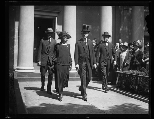 Grace Coolidge and Calvin Coolidge