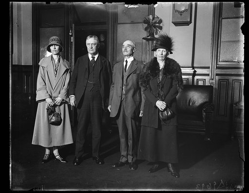 Harry S. New, 2nd from left