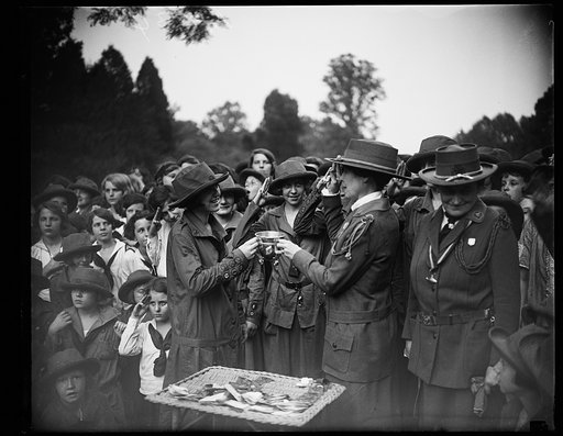 Girl Scouts and Grace Coolidge