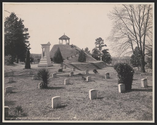 Indian mound, National Military Cemetery, Vicksburg, Miss.