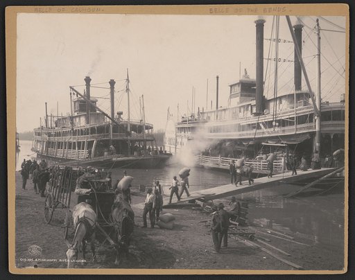 A Mississippi River landing