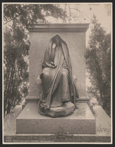 "Grief." Rock Creek Cemetery, Washington, D.C.
