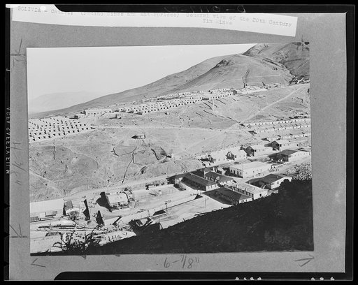 Bolivia. Patino Mines and Enterprises. General view of the 20th Century tin mines