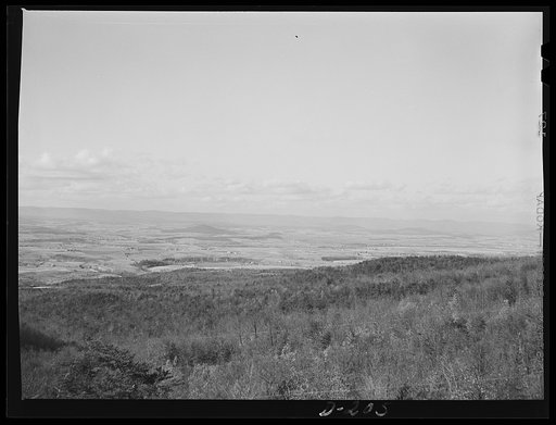 Shenandoah Valley. This is the Shenandoah Valley. A fold between the Blue Ridge and the Appalachian, some seventy miles in length, varying from thirty  to eight miles in width