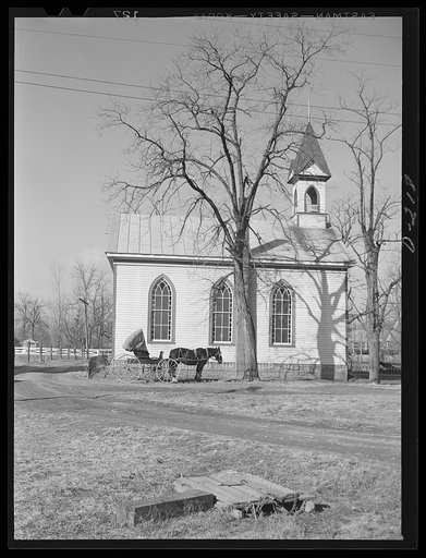 Saint Paul's Evangelical Reformed Church just north of Weyer's Cave, Rockingham County, Virginia