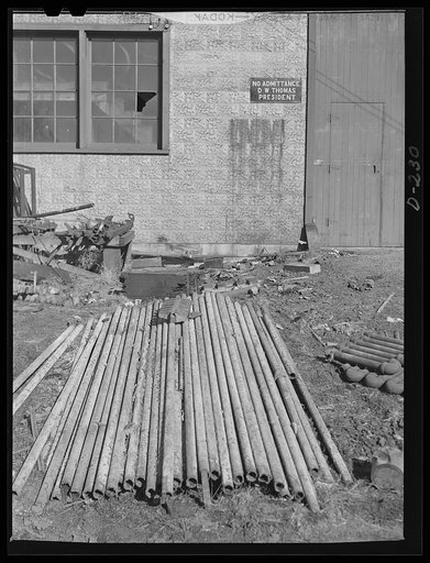 Shenandoah Valley. View of the Chesapeake and Western Car Shop's president's office. Elkton