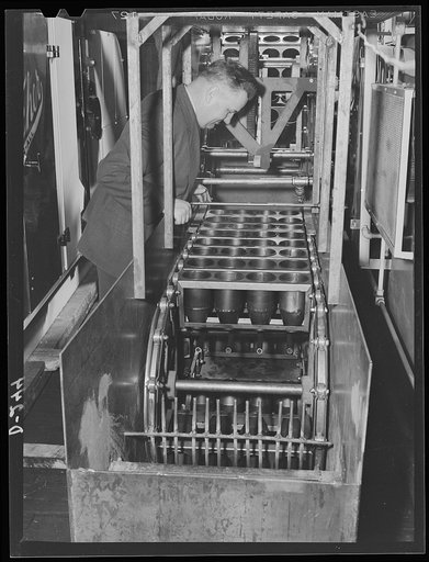 Shenandoah Valley. Paul Fletcher's tiny factory in Harrisburg, which turns out fifteen bottle washing machines a year, selling at thirty-five hundred dollars a piece. This was an invention of Mr. Fletcher's under the spur of necessity
