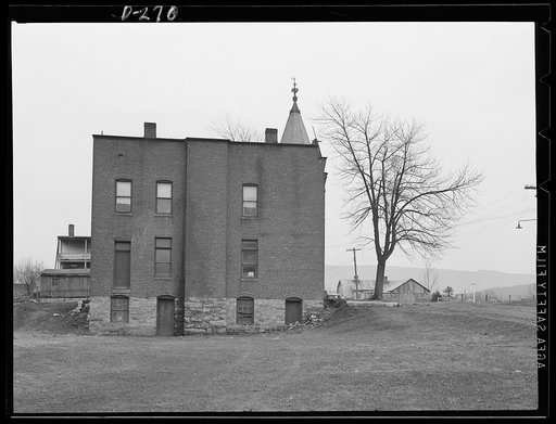 Shenandoah Valley. Office building of the Penn Foundry, Waynesboro, Virginia, now used as a dwelling