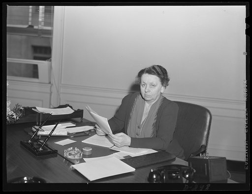 Harriet Elliott, associate administrator of the Office of Price Administration (OPA), Office of Emergency Management (OEM), in charge of the Consumer Division