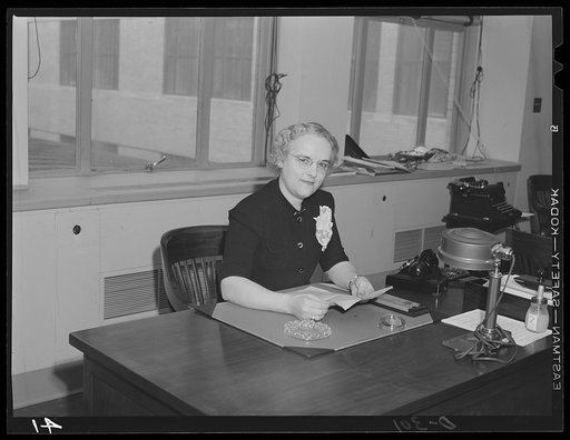 Mrs. Pauline Baker Chambers, senior counselor nurse, Office of Production Management (OEM). Graduate Emergency Hospital; post-graduate, Saint Elizabeth's Hospital, Washington, D.C.; post-graduate American Hospital, Paris, France