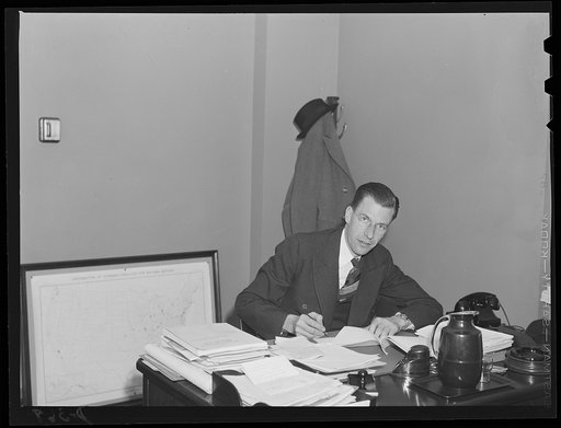 Dr. John Kenneth Gailbraith, assistant administrator, Office of Price Administration (OPA) and Civilian Supply, Office of Emergency Management. Dr. Galbraith is an assistant professor of economics at Princeton University