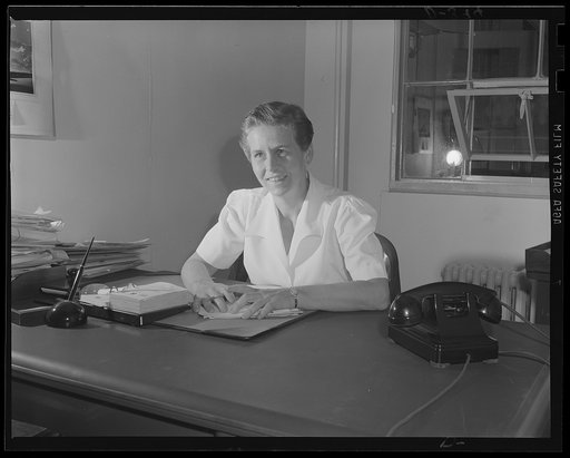 Caroline F. Ware, head of Program Materials Unit of the Consumer Relation Section of the Consumer Division, Office of Price Administration (OPA)
