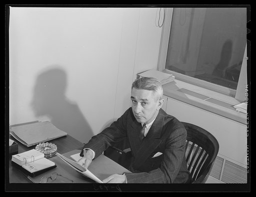Dr. W.S.A. Pott, secretary of Priorities Division, Office of Production Management (OPM)