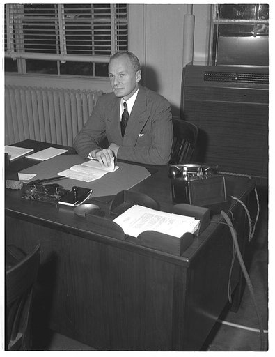 Dr. D.P. Morgan, Consultant on Chemical and Allied Products, Office of Production Management (OPM). Formerly with Scudder, Stevens and Clark, New York City