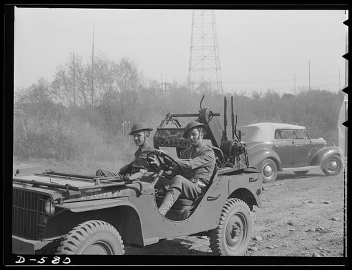 New 1/4-ton "bantam" truck being used for wire-laying during demonstration at Fort Myer, Virginia. For more complete data, see caption for pix D-575