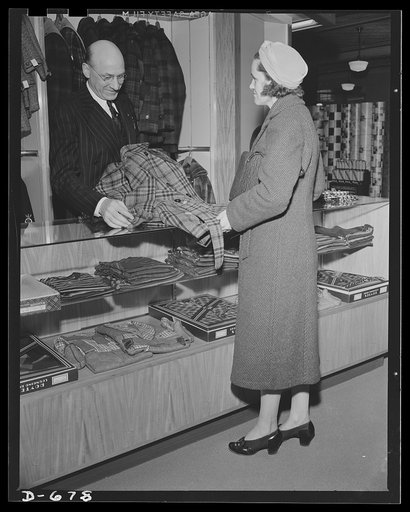 Mrs. Herbster finds that clothing a family of six persons takes a lot of planning and shopping. She is anxious to buy the best she can afford