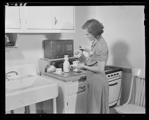 The Herbster family gets well-balanced meals. Mrs. Herbster plans to give the children milk; leafy, green or yellow vegetables; raw fruits or vegetables rich in Vitamin C; cereals and bread, lean meat, poultry, fish and other vital foods which build and repair the body, give energy for work and play