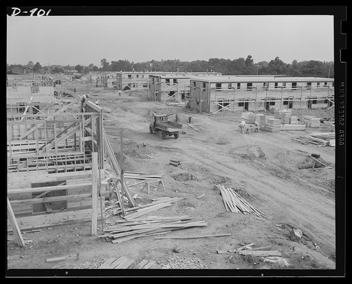 Defense housing, Erie, Pennsylvania. Part of the 300 homes for defense workers under construction