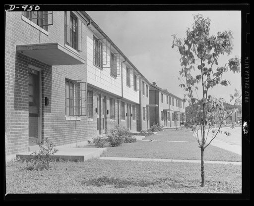 Defense housing. Hale Homes, Portsmouth, Virginia. A 300-unit project to house civilian workers employed at the Norfolk Navy Yard. These homes, constructed at a cost of $1,114,748 by the USHA (U.S. Housing Authority) through the local housing authority, are permanent construction and are expected to