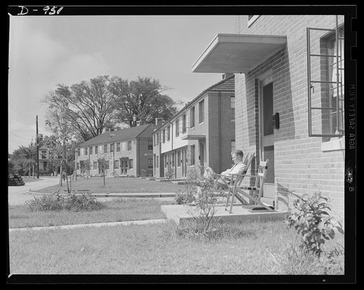 War housing. Hale Homes, Portsmouth, Virginia. A 300-unit project to house civilian workers employed at the Norfolk Navy Yard. These homes, constructed at a cost of $1,114,748 by the USHA (U.S. Housing Authority) through the local housing authority, are permanent and are expected to continue after t