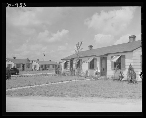 Defense housing. Hale Homes, Portsmouth, Virginia. A 300-unit project to house civilian workers employed at the Norfolk Navy Yard. These homes, constructed at a cost of $1,114,748 by the USHA (U.S. Housing Authority) through the local housing authority, are permanent construction and are expected to