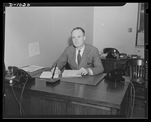 Norbert A. McKenna. Chief, Pulp, Paper, Printing and Publishing Section, Office of Production Management (OPM)