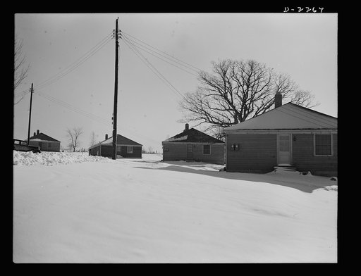 Bantam, Connecticut. War workers' homes. The war has brought approximately a thirty-three percent increase in housing facilities in Bantam--an eighty-unit federally financed housing project about five minutes from the Warren McArthur factory. The first forty units--two to a house, were occupied in e