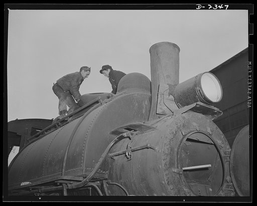 Shipbuilding. "Liberty" ships. Ships for war has meant the rehabilitation of numerous odd pieces of equipment unused for long periods, both in shipyards and in various other plants engaged in production of parts for ships. A discarded steam locomotive in a large Eastern plant is being turned up for 